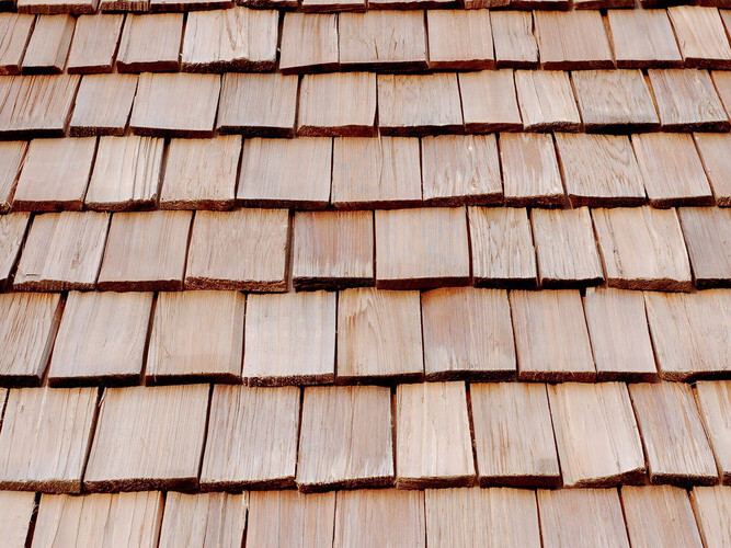 synthetic wood roof