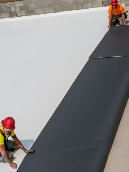 applying commercial roofing
